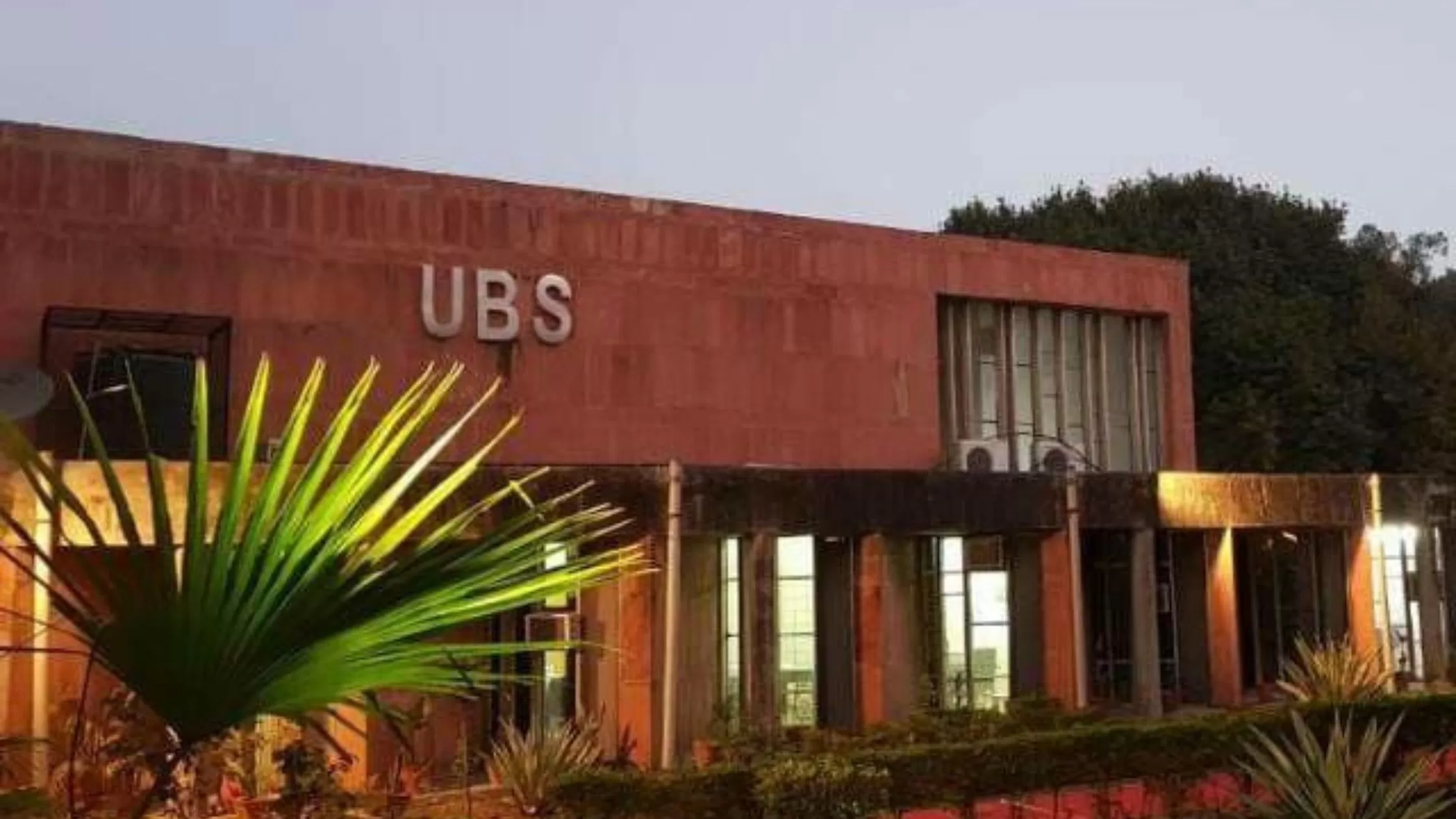 An outside view of University Business School building in Chandigarh.