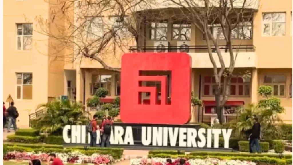 View of Chitkara University.