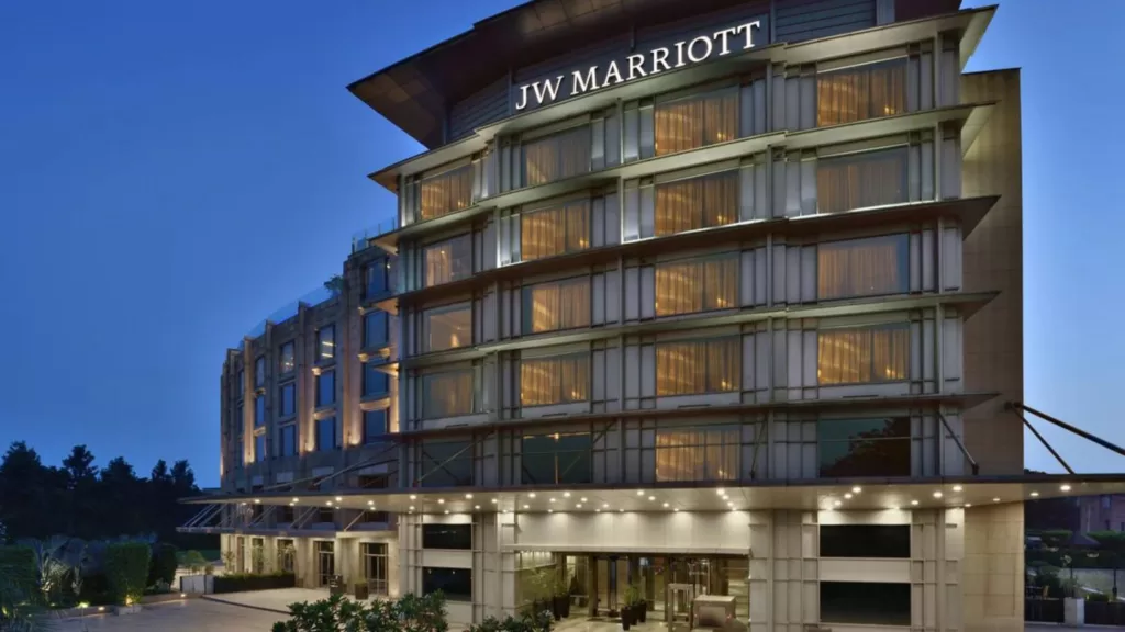 exterior view of J W Marriott hotel in Chandigarh