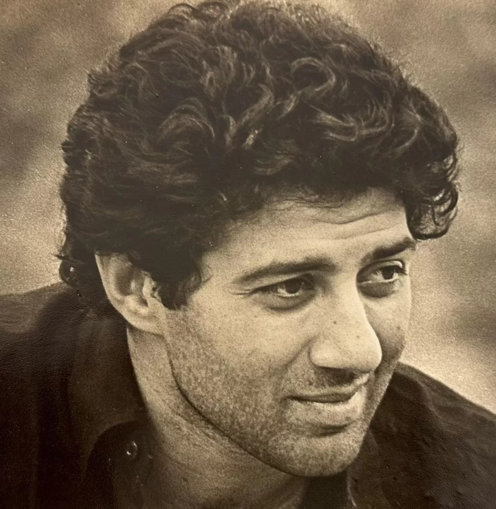 An old picture of Sunny Deol