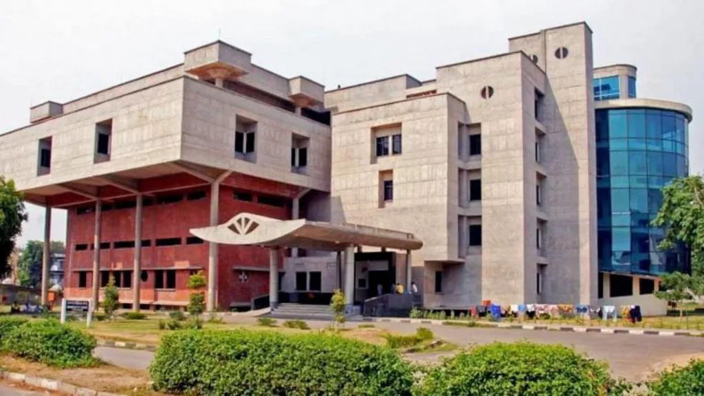 One of the major department's building at PGI Chandigarh