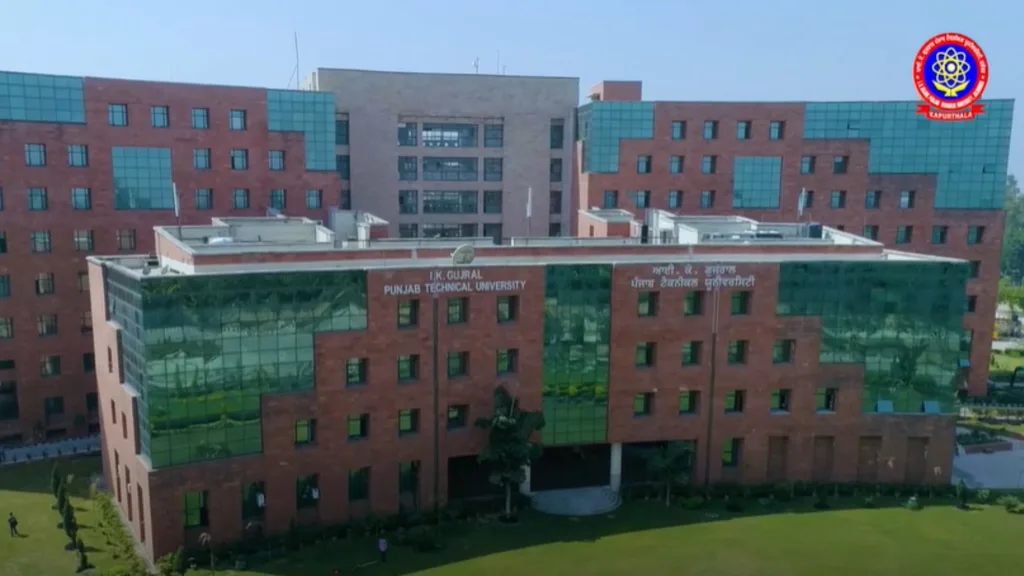 aerial view of IK Gujral Punjab Technical University.