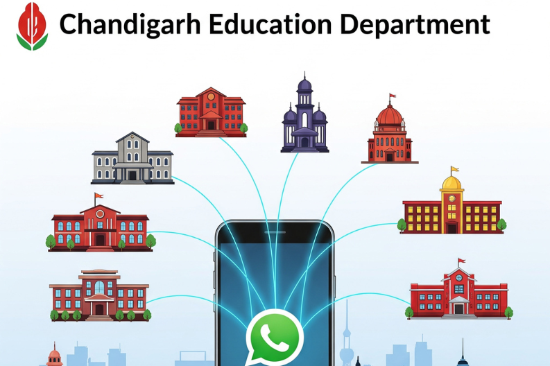 Chandigarh Education Department Launches WhatsApp Channel