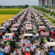 Farmers in Punjab Stage Tractor Rally Against Land Pooling Policy
