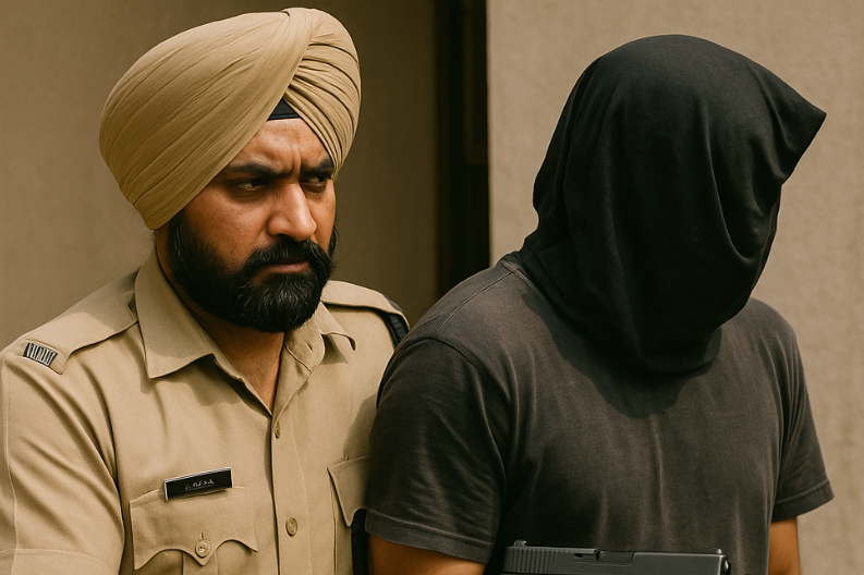 Amritsar Police Arrest Suspect with 5 Glock Pistols in Arms Bust
