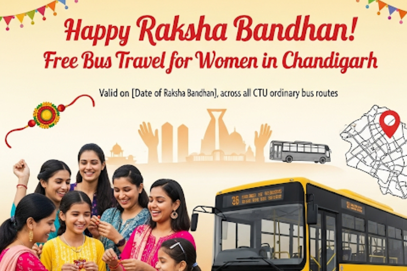 Free Bus Travel for Women on Raksha Bandhan in Chandigarh