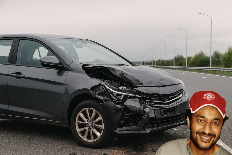 Harbhajan Mann Involved in Minor Car Accident on Return Journey