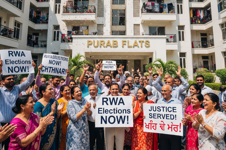 High Court Directs Elections for Purab Flats RWA Within a Month