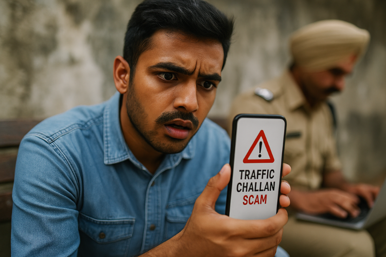 Inside the Cyber Scam: Traffic Challan Fraud Exposed