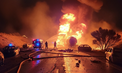 LPG Tanker Fire in Hoshiarpur Claims Lives and Injures Many