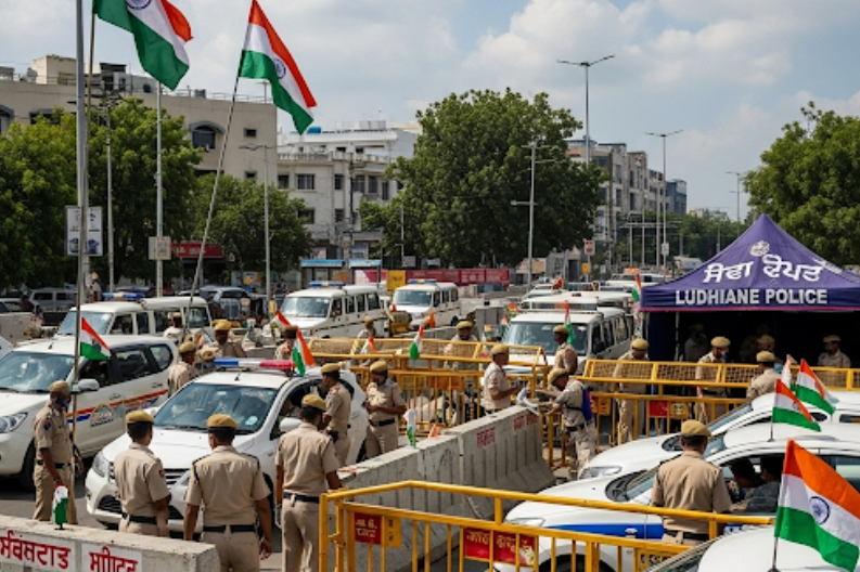 Ludhiana Sets Up 38 Checkpoints for Independence Day Security