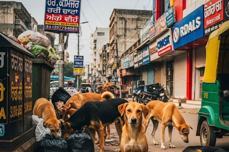Mohali Faces Stray Dog Crisis with Over 20k Dogs & No Shelters