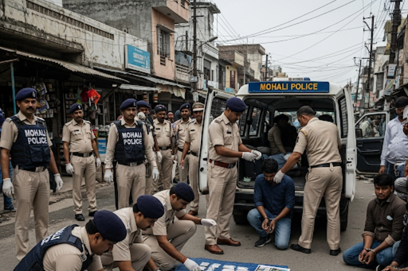 Mohali Police Seize Heroin and Detain Five in Major Operation