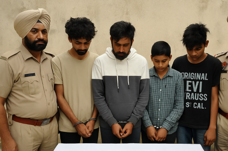 Punjab Police Foil Murder Plot, Arrest Four Gang Members