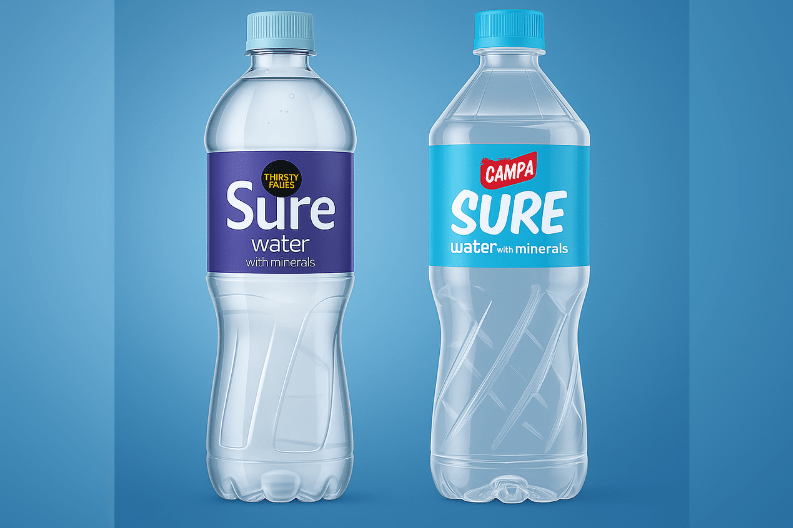 Thirsty Tales Sure Water and campa sure Water 