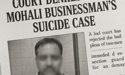 Court Denies Bail in Mohali Businessman's Suicide Case-min
