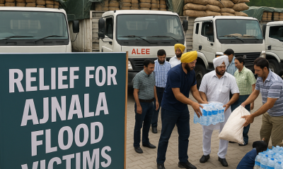 Harpal Singh Cheema Sends Help to Flood-Hit Families in Ajnala