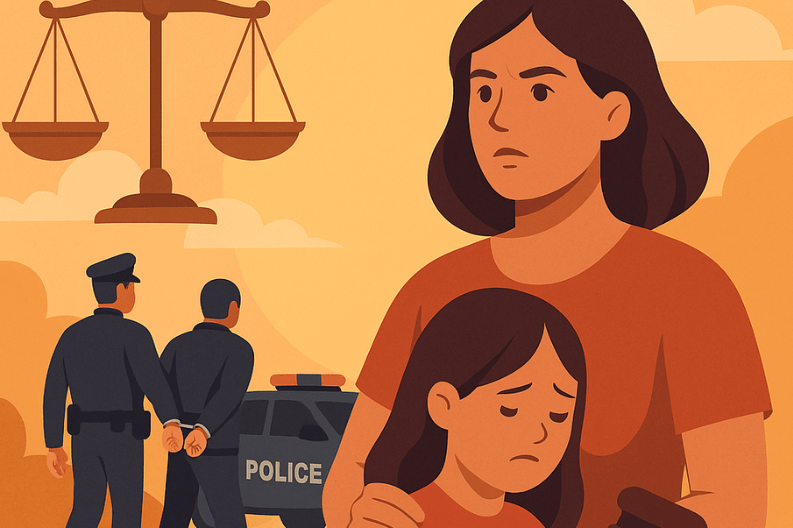 Mother Catches Man Assaulting Daughter, Action Leads to Arrest-min
