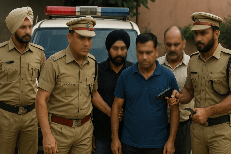 Police Catch Armed Robbers Linked to Ludhiana Gang in Mohali-min