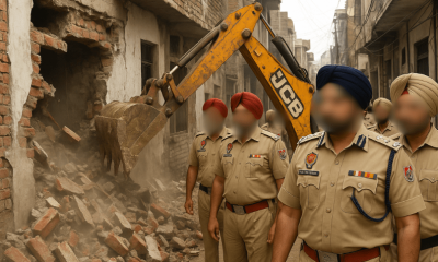 Police Demolish Illegal Property of Drug Trafficker in Gwal Mandi-min