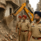 Police Demolish Illegal Property of Drug Trafficker in Gwal Mandi-min