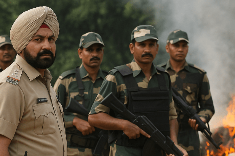 Punjab Increases Security as Tensions Rise & Drugs Are Destroyed