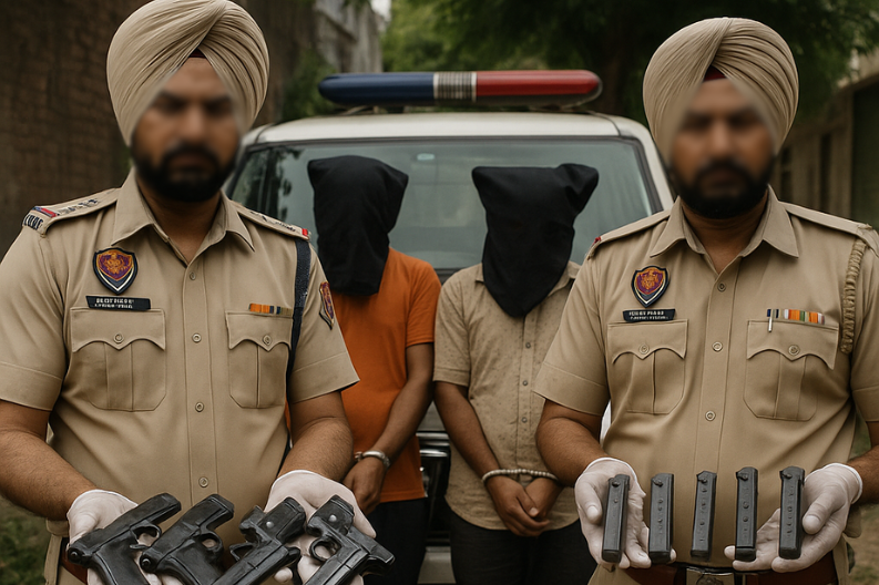 Punjab Police Dismantles Cross-Border Weapon Smuggling Ring