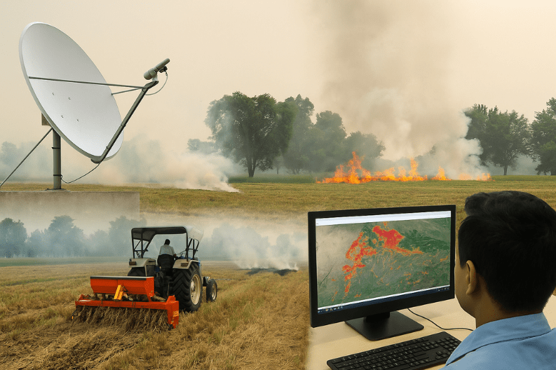 Punjab Takes Strong Steps to Stop Stubble Burning with Monitoring