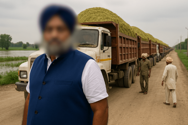 Sukhbir Badal's Big Relief Effort_ 100 Trucks of Help