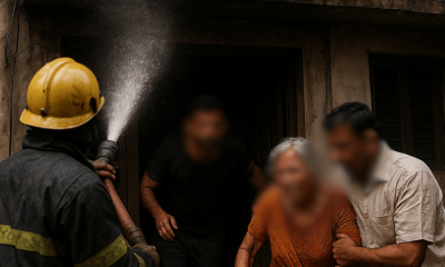 Tragic Fire in Ludhiana Takes Two Lives, Family Rescued
