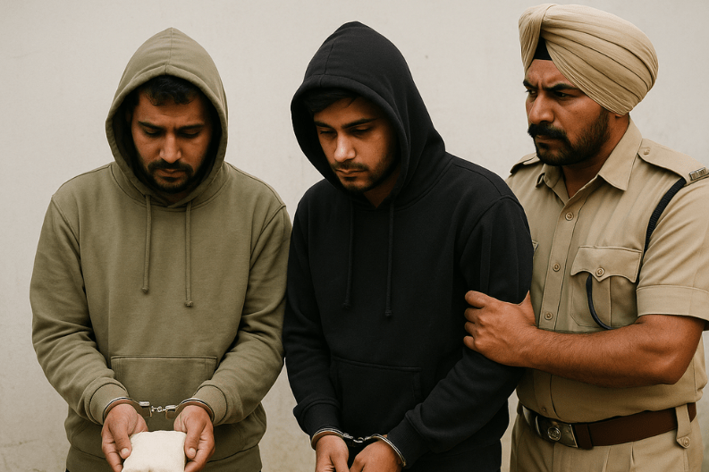 Two Arrested in Mohali for Heroin Trafficking