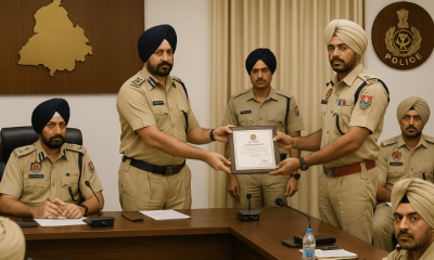 DIG Reviews Crime Scene and Rewards Police Officers in Amritsar