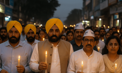 Dalit IPS Officer Death_ AAP Minister and MLAs Join Candle March