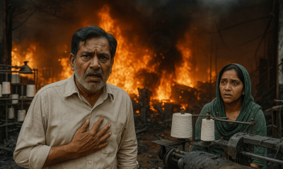 Devastating Fire in Ludhiana Factory Damages Hosiery Goods