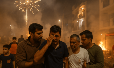 Diwali Celebrations in Mohali Bring Joy and Caution_ 23 Injured in Firecracker Accidents
