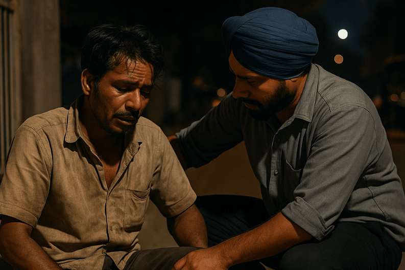 Injured Labourer Attack in Sector 26 of Chandigarh