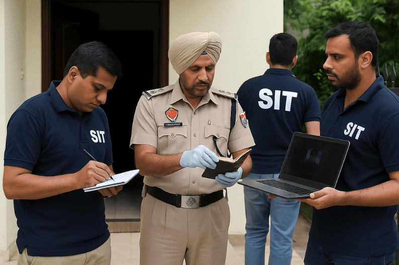 Investigation Continues in the Case of Former DGP’s Son’s Death_ Panchkula SIT Gathers Evidence