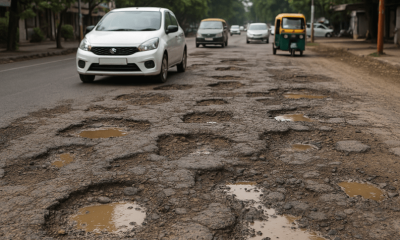 Panchkula Roads Suffer from Potholes Despite Repair Efforts