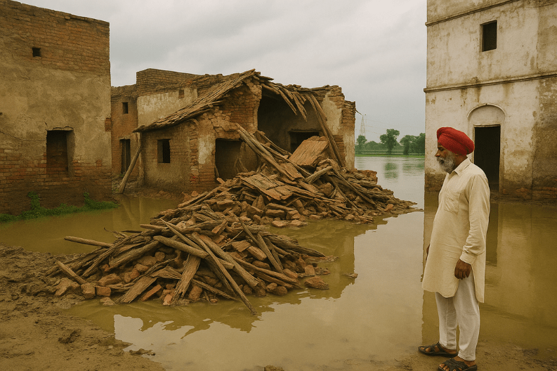 Punjab Reduces Flood Damage Estimate to Rs 12,905 Crore