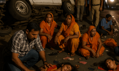 Road Accident Involves Devotees Returning from Mata Mansa Devi