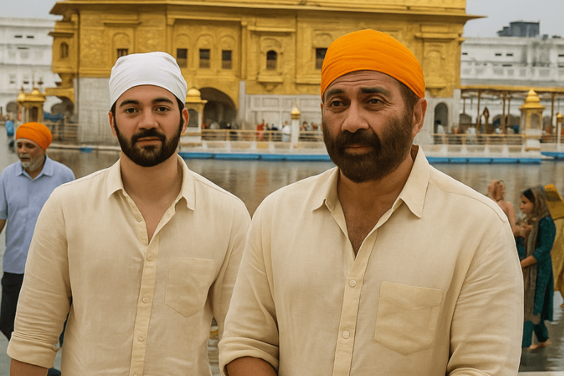 Sunny Deol Visits the Golden Temple in Amritsar