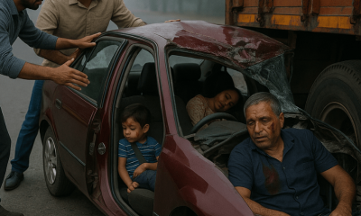 Tragic Accident in Panchkula_ One Woman Dies and Two Injured