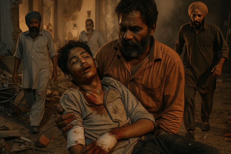 Tragic Blast in Gurdaspur_ One Teen Dead, Six Family Members Injured