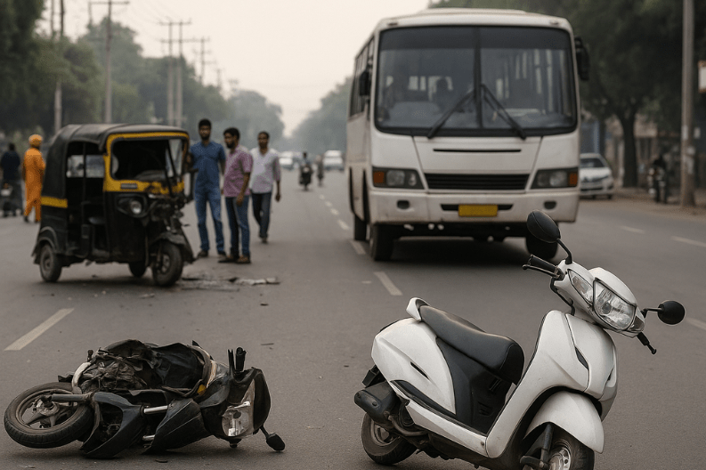 Two Lives Lost in Separate Road Accidents in Mohali