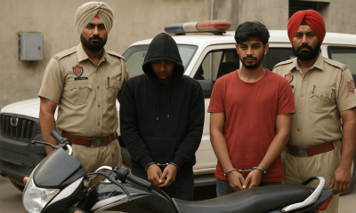 Two Members of Motorcycle Theft Gang Arrested in Mohali