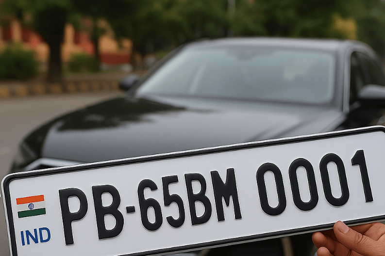 Vanity Number 0001 Sold for ₹18.3 Lakh in Mohali Auction