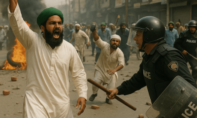 Violence Erupts in Lahore Amid Tensions with TLP and Police