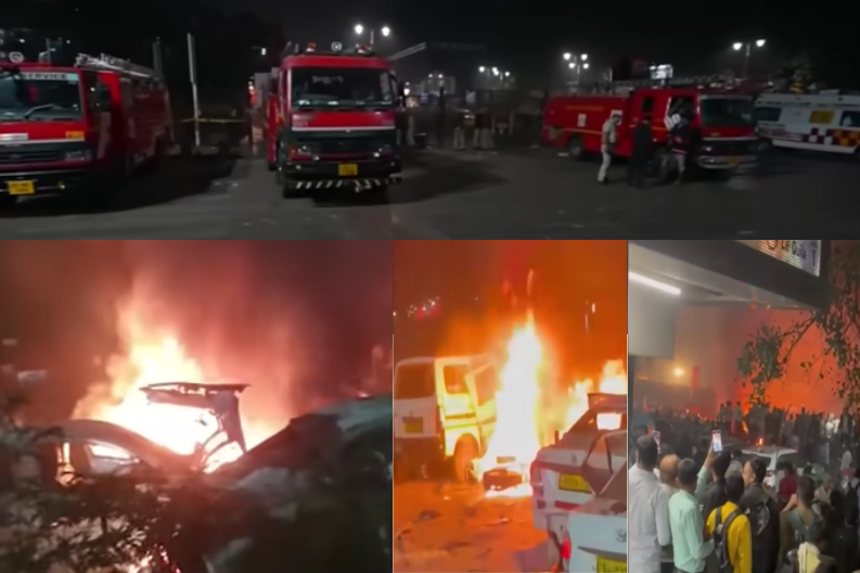 Delhi Car Explosion Near Red Fort Metro Station