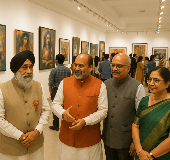 90th All India Art Exhibition Opens in Amritsar with Vibrant Displays