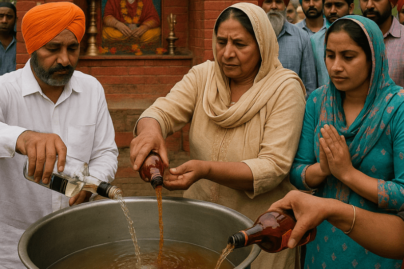 A Unique Shrine in Amritsar Where Liquor is Offered as Prasad